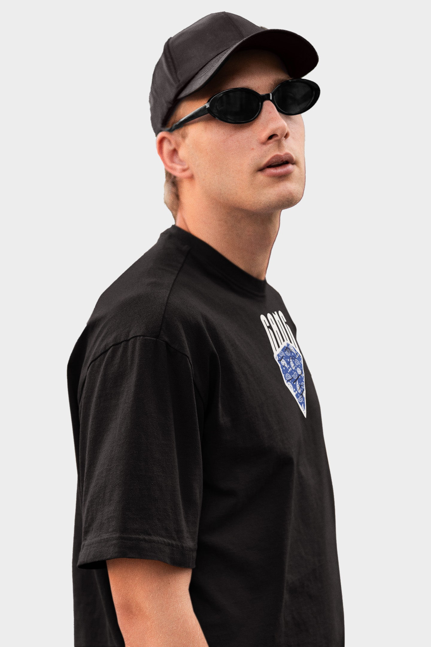 Bandana Gang Hip Hop Oversized T-Shirt