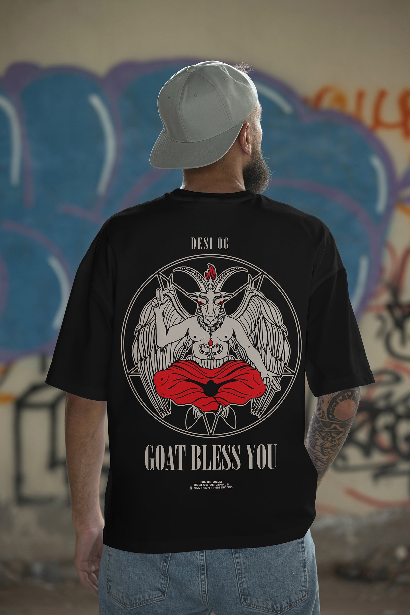 GOAT Bless Oversize T-shirt