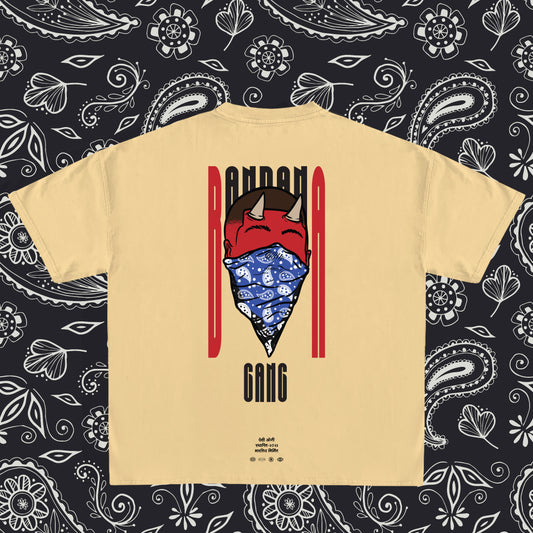 Bandana Gang Oversized T-shirt | Indian Hip Hop & Streetwear