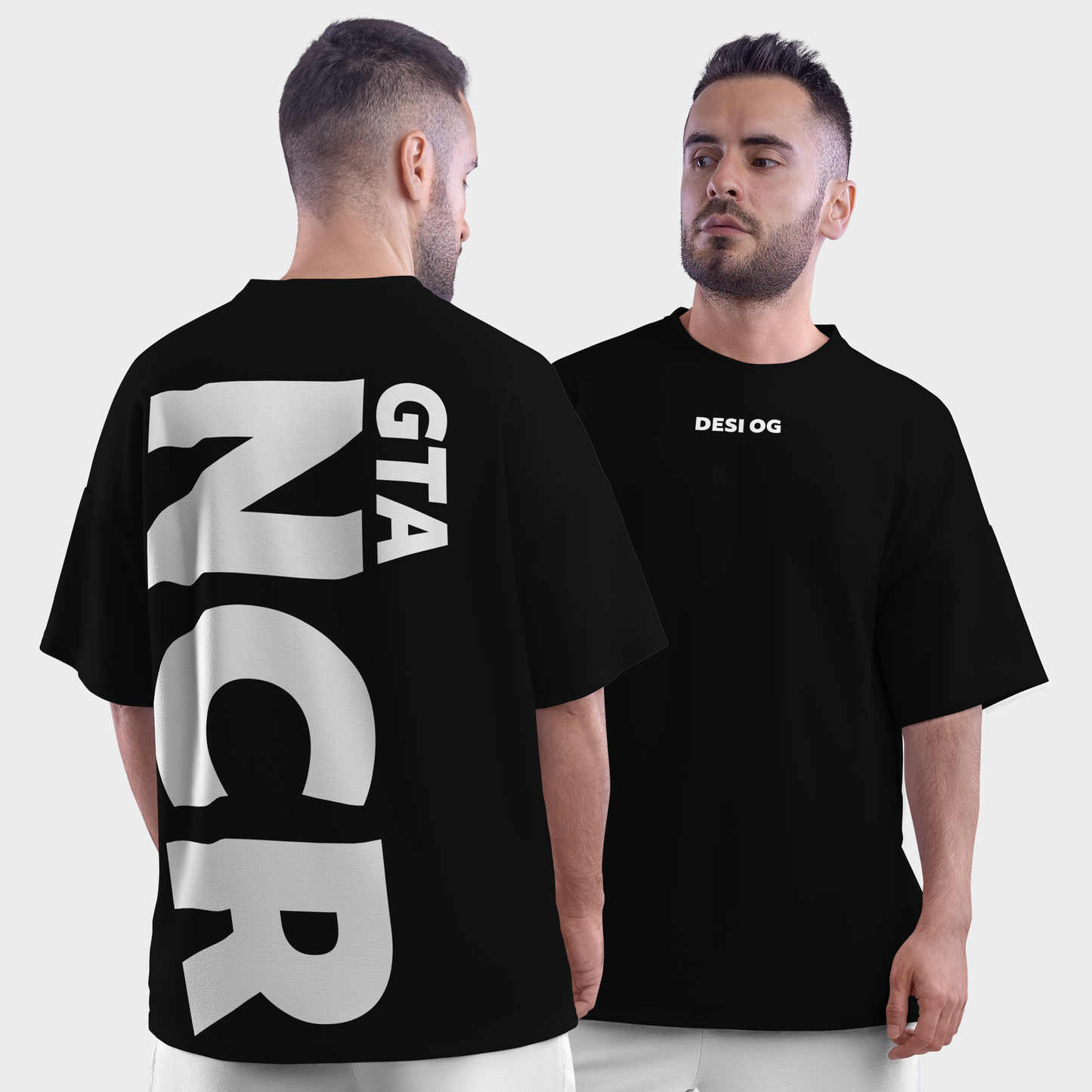 GTA NCR Oversized Tshirt | Indian Hip Hop & Streetwear