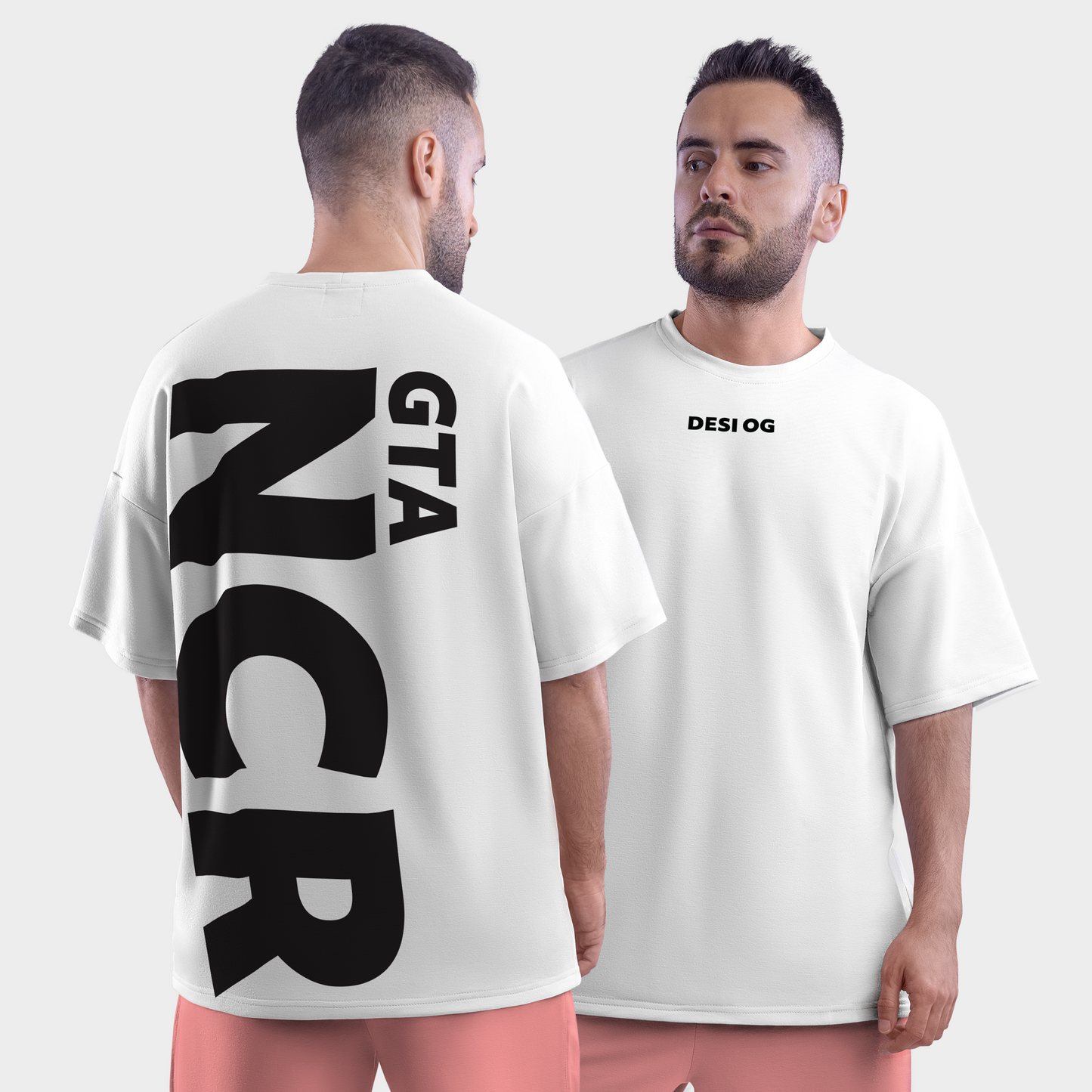 GTA NCR Oversized Tshirt | Indian Hip Hop & Streetwear