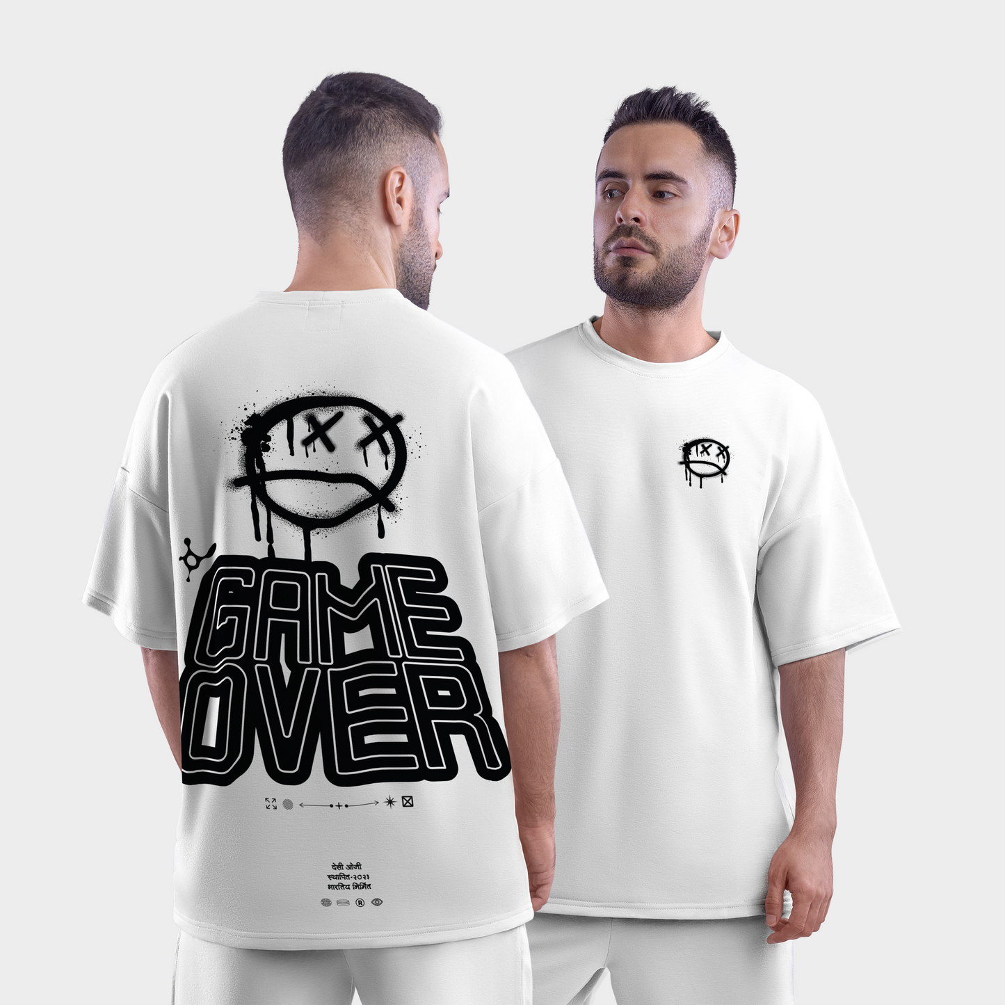 Game Over Oversized T-Shirt | Indian Hip Hop & Streetwear